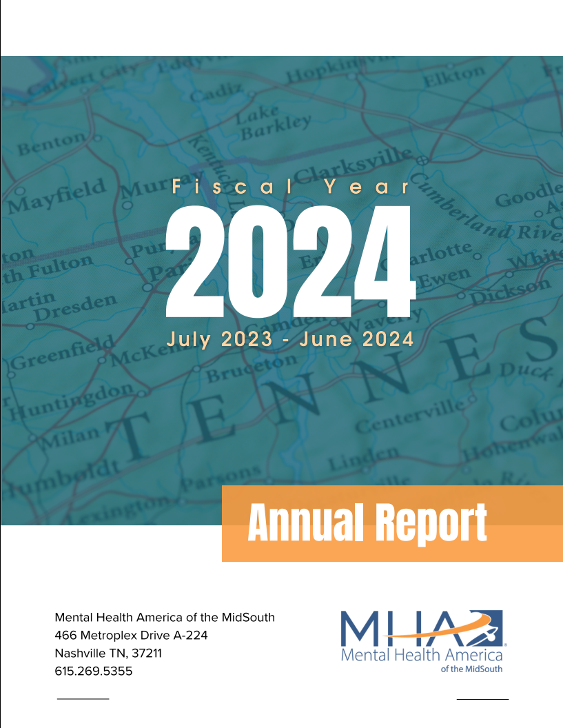 Annual Reports 2024 annual report mental health america midsouth