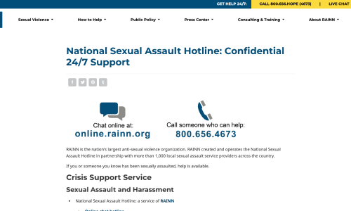 Sexual Assault Hotline